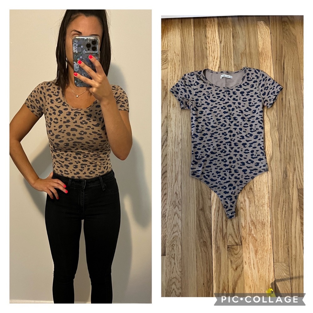 Abercrombie & Fitch animal print bodysuit - XS